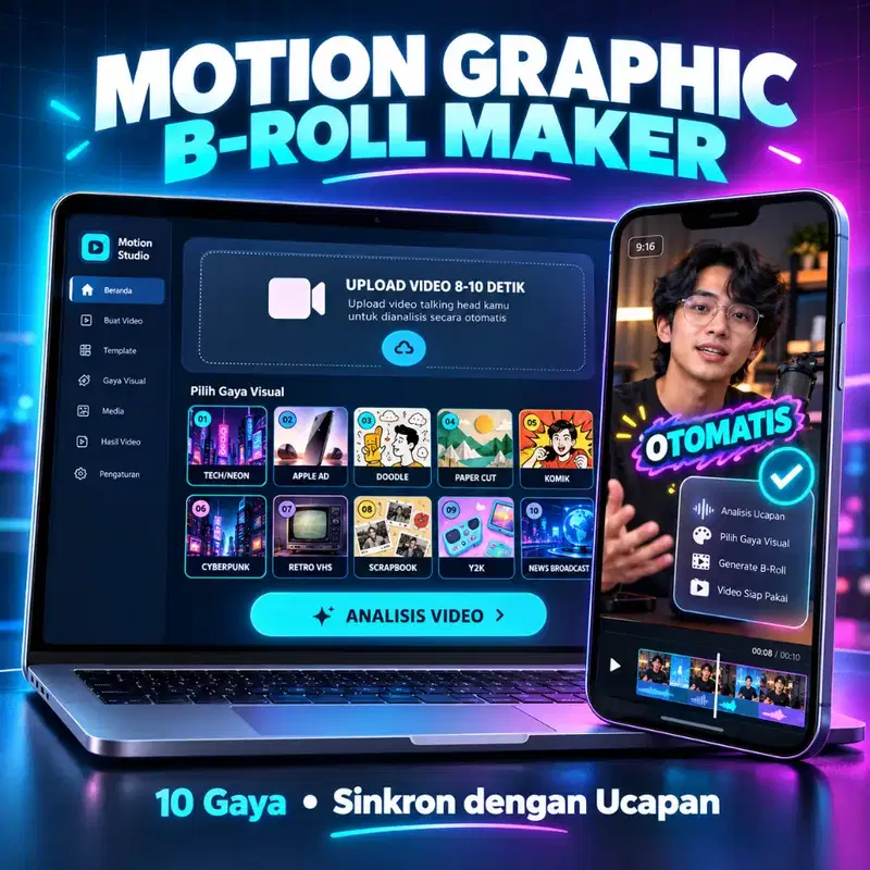 Motion Graphic B-Roll Maker